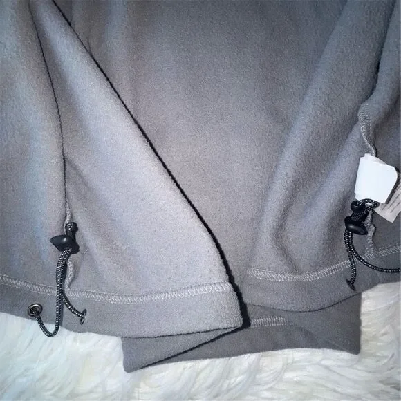 Red Head Men's XL Gray Fleece Full Zip Jacket Adjustable Waist Athleisure - Picture 6 of 13